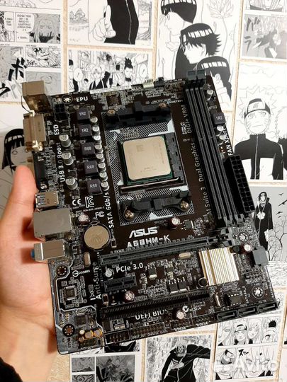 Материнская плата fm2 plus с процессором A8-7650k