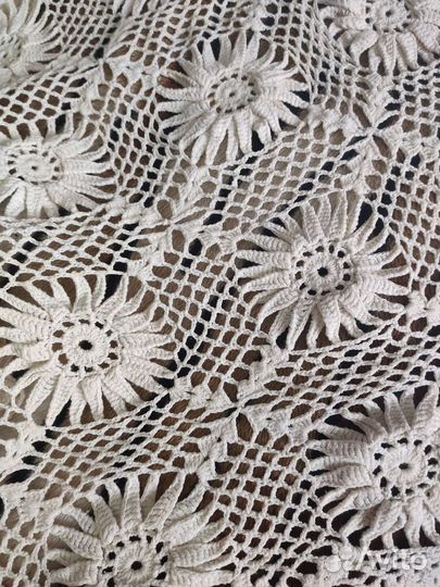 Тюль хлопок, салфетка ришелье СССР