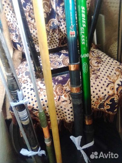 Удочки телескопические;- спининги