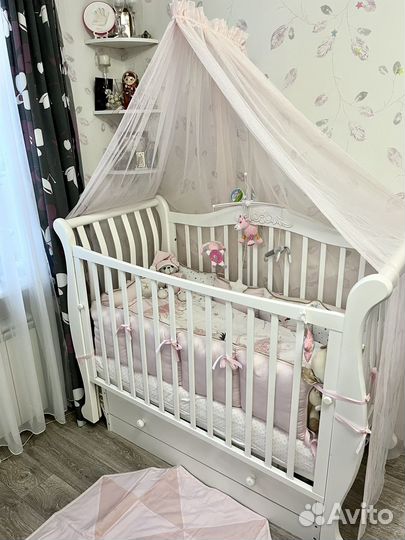 Кроватка детская Гандылян Габриэлла+набор