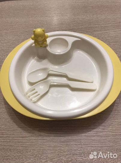 Тарелка на присоске детская