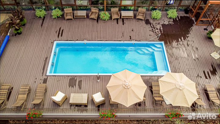 Композитный бассейн Ривьера 800 ecoline