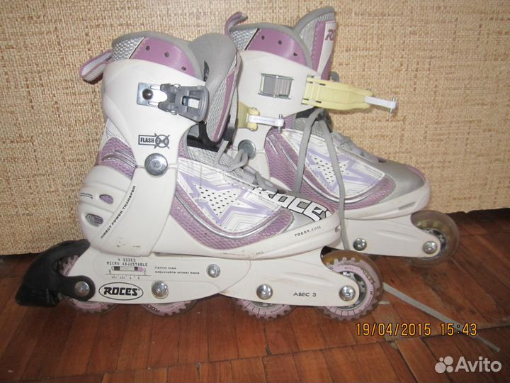 Роликовые коньки раздвижные разм.30 -35