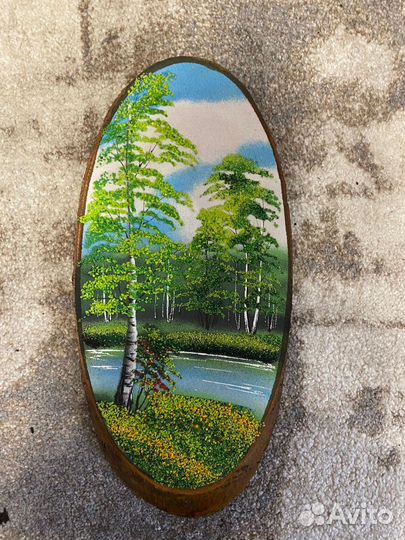 Картина из янтаря