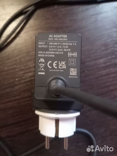 Оригинальная зарядка Nintendo Switch