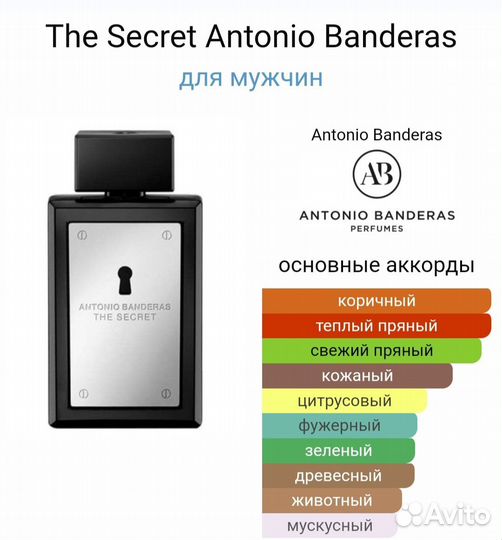 Antonio Banderas The Secret 100 мл