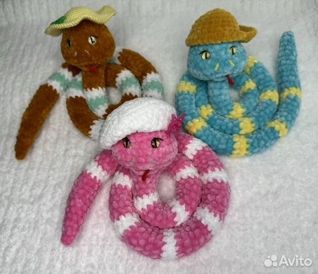 Змейка плюшевая(символ 2025 )