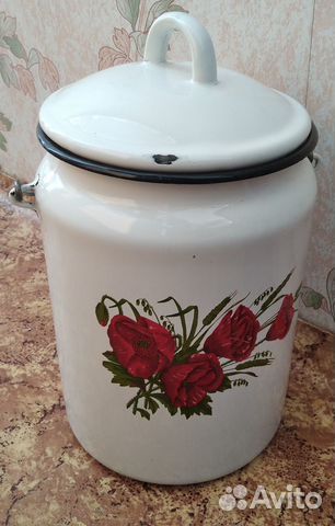 Бидон эмалированный СССР