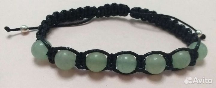 Браслет с нат камнями