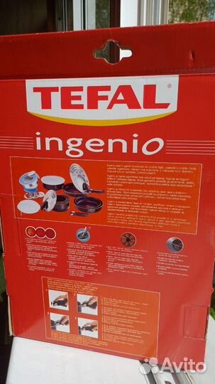 Набор tefal Ingenio 3 предмета новый