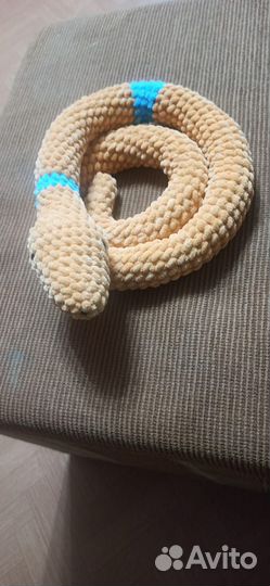 Вязаные игрушки Амигуруми змеи