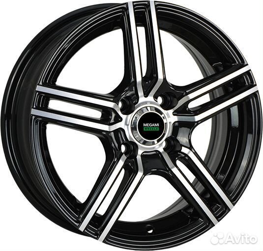 R15 5x114,3 6J ET47 D67,1 Megami MGM-1 BKF