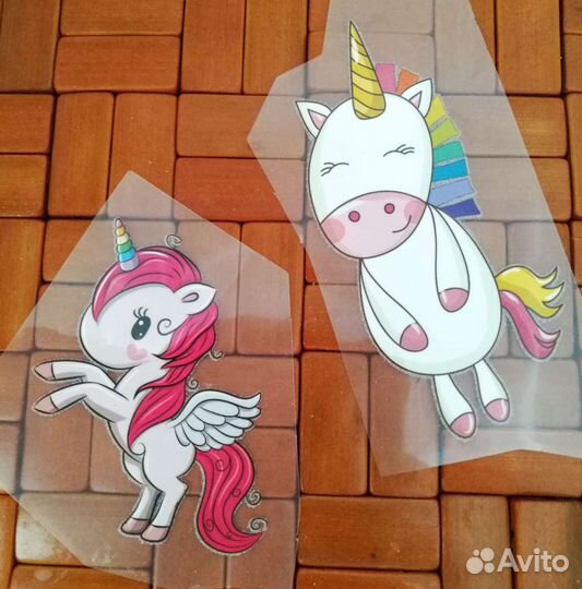 Термонаклейки для одежды разные (термотрансфер)