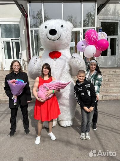 Белый Мишка поздравление панда медведь, Чебурашка