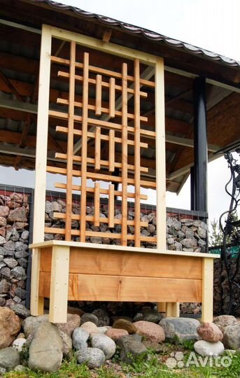 Ящики деревянные, перголы,шпалеры