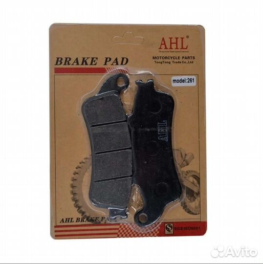 Передние и задние тормозные колодки AHL для Honda