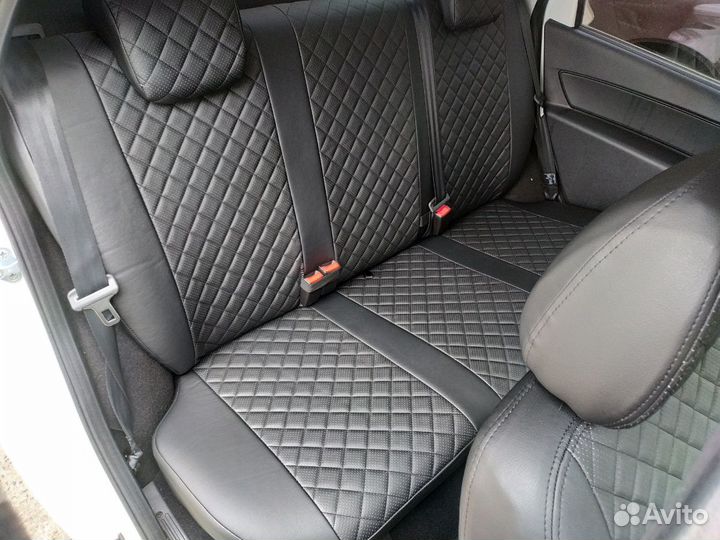 Чехлы дизайн ромб Лада Гранта/Приора-веста