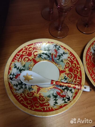 Набор чайная пара китайский рисунок