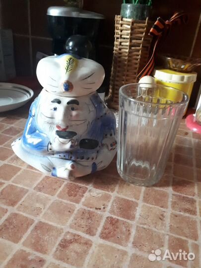 Подарочная чайная статуэтка времен СССР (ретро)