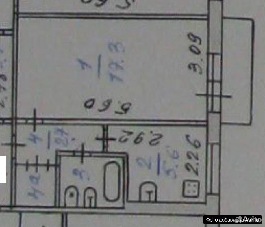 1-к. квартира, 29,8 м², 5/5 эт., Камышин
