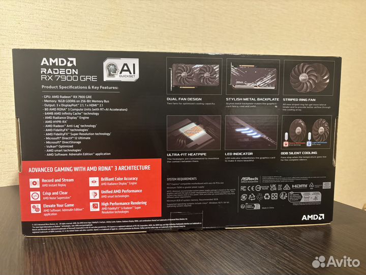 Видеокарта ASRock AMD Radeon RX 7900 GRE Challenge