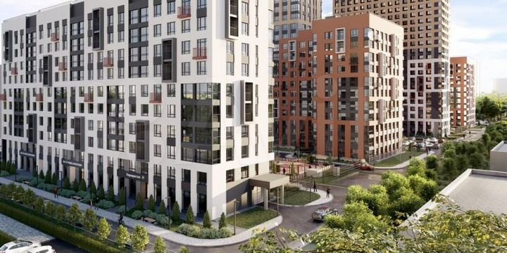 2-к. квартира, 47 м², 21/25 эт.