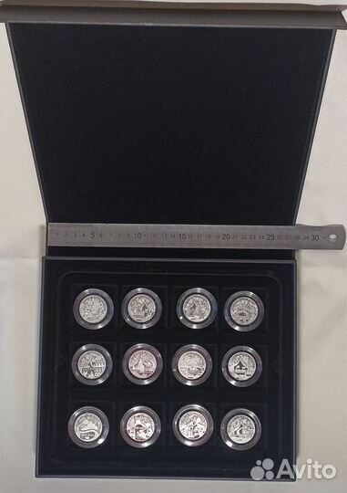 Набор серебряных медалей