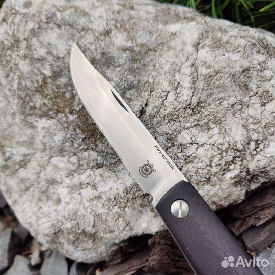 Нож складной Fin-track Black AUS 10