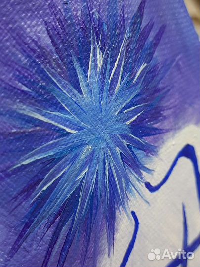 Картина акрилом на холсте