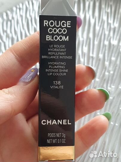 Chanel rouge coco bloom помада