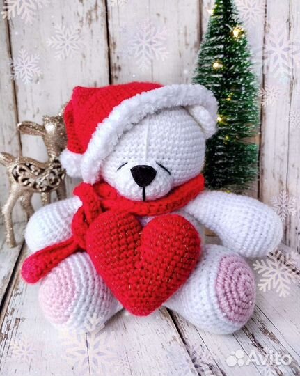 Мягкая игрушка мишка в колпаке