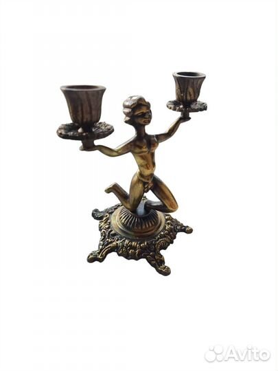 Подсвечник на две свечи. Индия