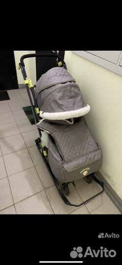 Санки коляска ника кидс