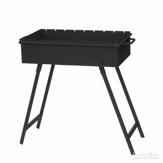 Мангал дачный 60 см., на 9 шампуров, съемные ножки