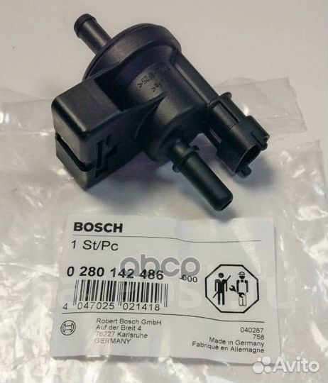 Клапан вентиляции, топливный бак 0280142486 Bosch