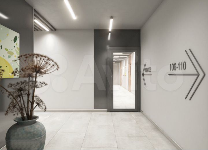 2-к. квартира, 65,2 м², 11/14 эт.