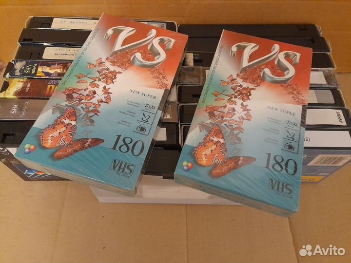 VHS кассеты новые