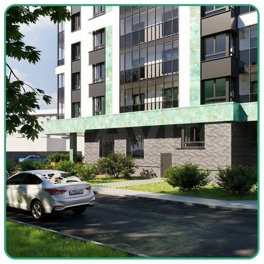 2-к. квартира, 61,1 м², 9/14 эт.