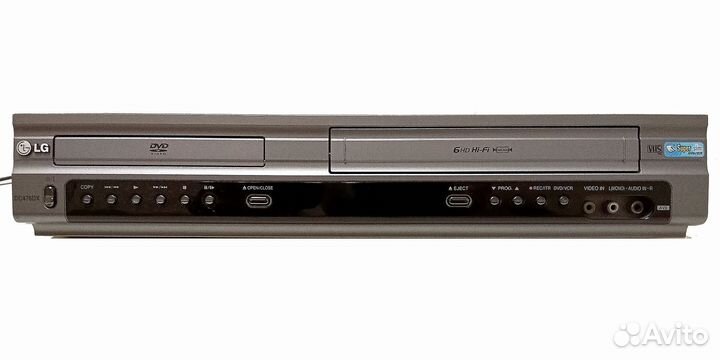DVD player/ video cassette recorder model: DC476X
