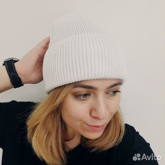 Шапка бини вязаная AF
