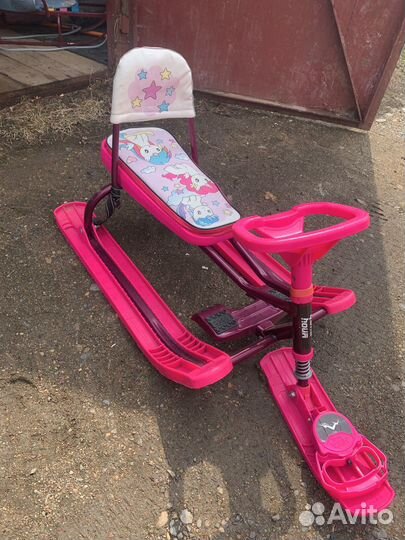 Снегокат rush hour для девочки