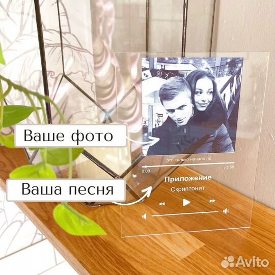 Рамка с музыкой / Лучший подарок