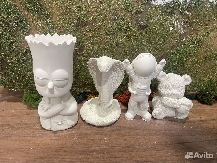 Гипсовые фигурки для раскрашивания