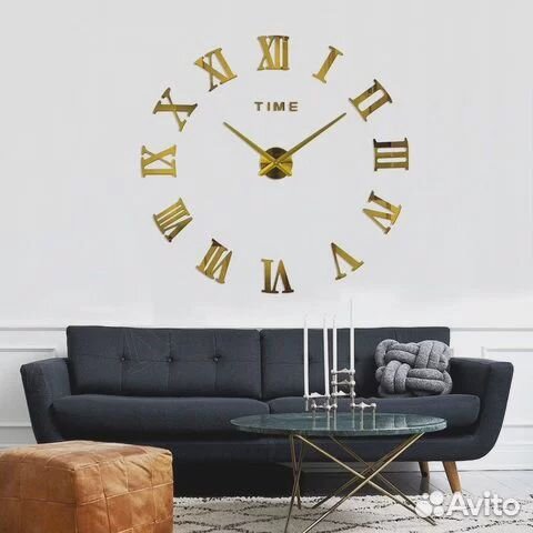 Акриловые цифровые настенные часы