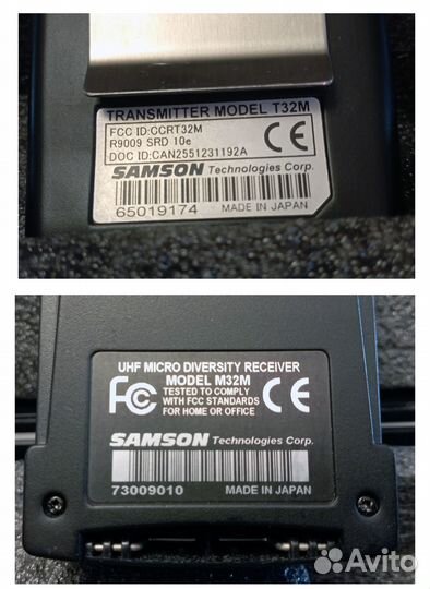 Samson UHF Micro 32. Радиосистема. Комплект