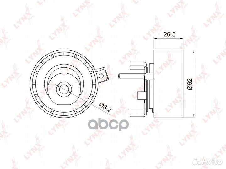 PB-1016 Натяжной ролик / грм lynxauto PB-1016