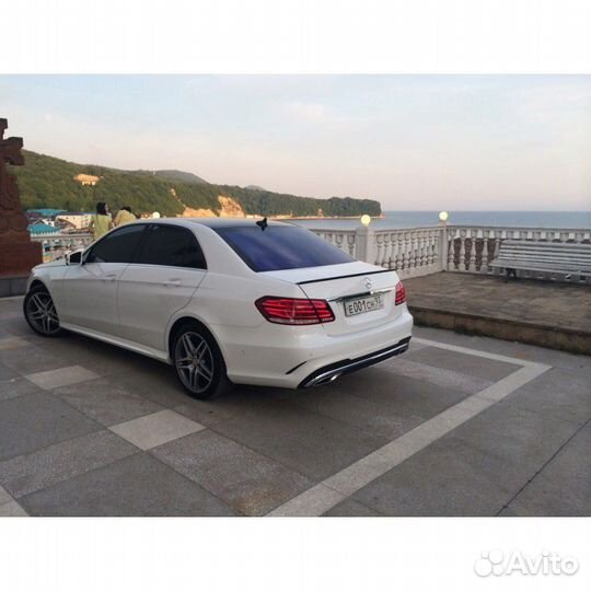 Лип спойлер Mercedes-Benz E W212