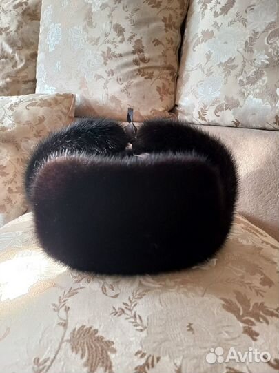 Шапка ушанка норковая