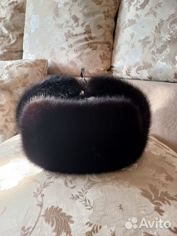 Шапка ушанка норковая