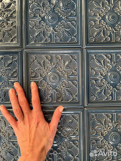 Керамический изразец тысячелистник